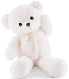 YunNasi Big Teddy Bear 35" Stuffed Animal, White Polyester Plush Toy for Birthdays, Valentine's Day, Christmas, Model ZWL231012