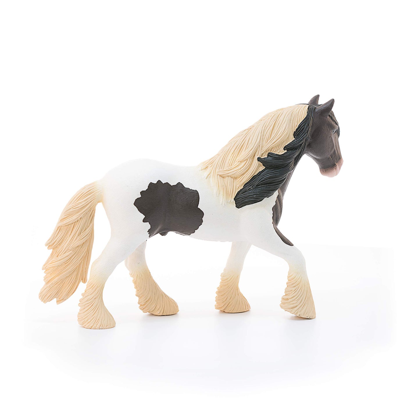 Schleich Farm World Tinker Stallion Horse Figurine - Realistic And Durable Farm Animal Toy Figure With Authentic Details, Fun And Imaginative Play For Boys And Girls, Gift For Kids Ages 3+