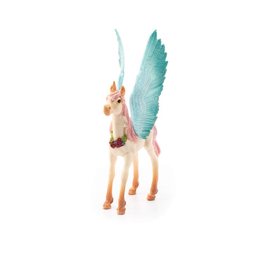 Schleich Bayala, Unicorn Toys For Girls And Boys, Decorated Baby Unicorn Pegasus Toy Figurine, Ages 5+
