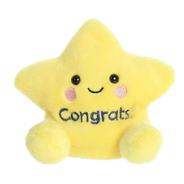 Aurora Adorable Palm Pals Galileo Congrats Star Stuffed Animal - Pocket-Sized Play - Collectable Fun - Yellow 5 Inches