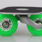 Jincao Green Portable Roller Road Drift Skates Plate Anti-Slip Board Aluminum Truck With Pu Wheels With Abec-7 608 Bearings