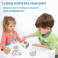 Qidiwin White Eva Foam Dices For Kids Graffiti, Building Blocks,Creative Painting, 6Pcs