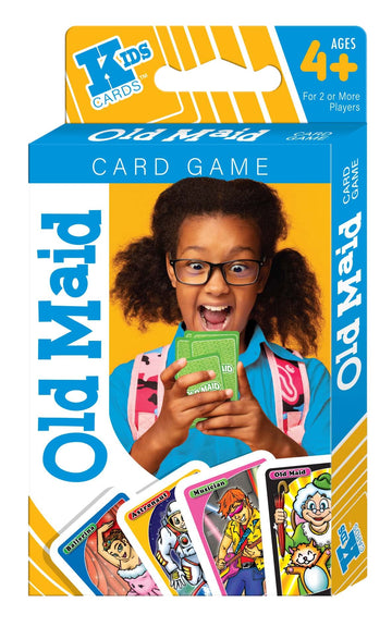 Ja-Ru Old Maid Card Game. The Game Of Old Maid Kids Game Toy - Colorful Design Great For Children. Cards Size 4.7'X 3' Great Party Favor Table Top Board Game Pastime Toy -Oldmaid.3604-1S