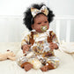 Babeside Black Baby Dolls Girl - 20 -Inch Lifelike Realistic Newborn Baby Dolls Real Life Baby With Clothes And Toy Gift For Kids Age 3+ - Megan