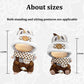 for Labubu Clothes  for Labubu outfits  17cm Doll Clothes Set(NO Doll) - Cute Knit Sweater & Handcrafted Crochet Skirt  enhanced Fashion Dresses  Soft Stretch Fabric Costume Accessorie Brown Scarf Suit