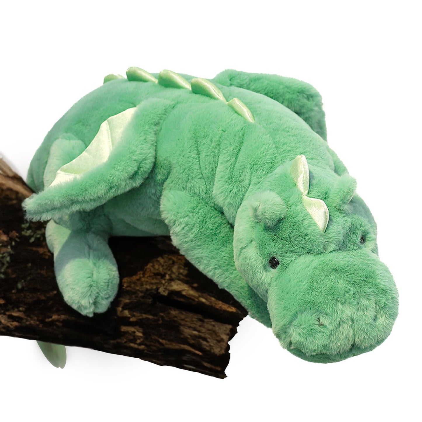 YOUBLEK 40In 2Lb Weighted Stuffed Animals Cute Plush Dragon Weighted Stuff Dinosaur Toy for Kids mature-themed Gift or Decoration (2lb  Green)