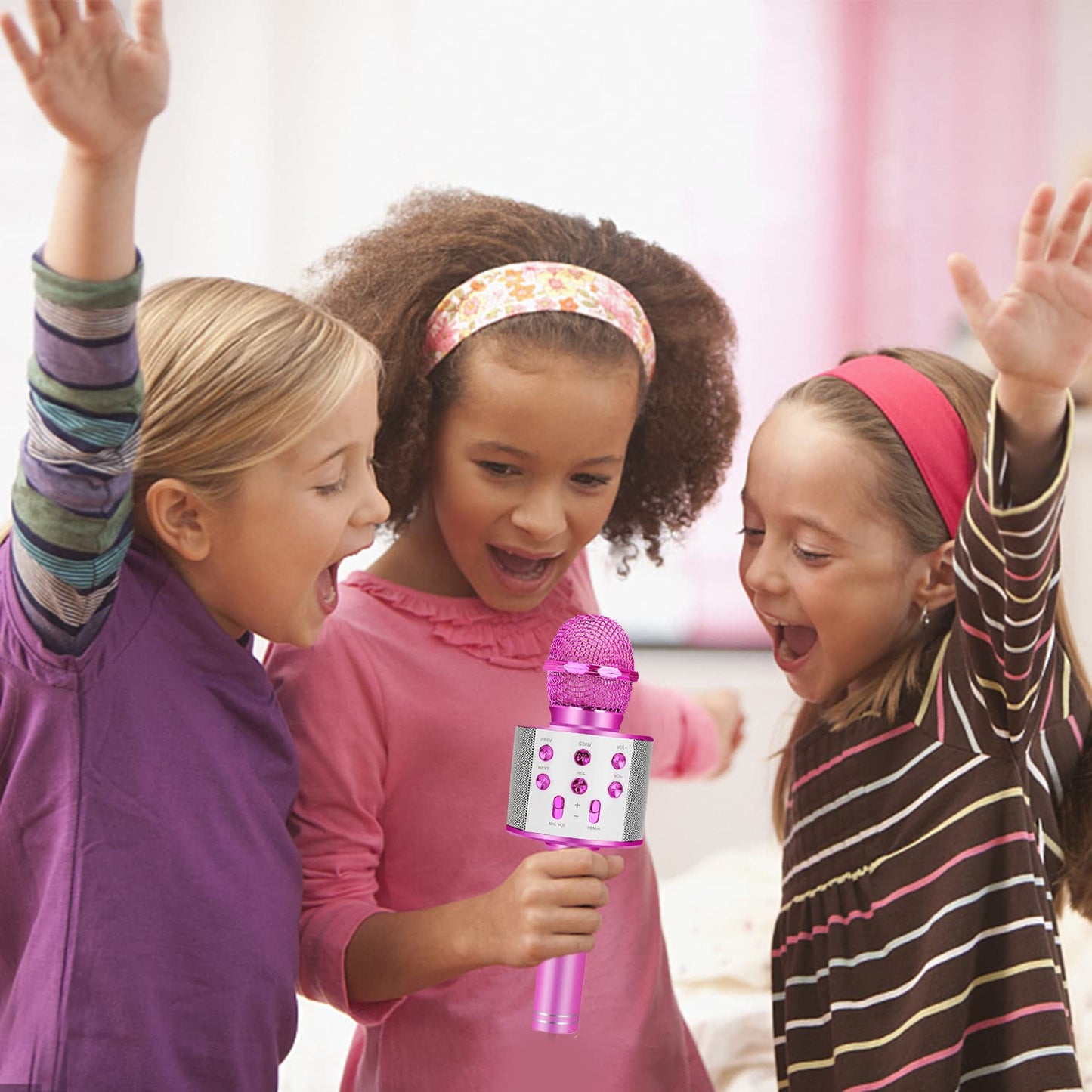 Zzlwan Kids Karaoke Microphone For Girl Toys: Christmas Birthday Gifts Ideas For 3 4 5 6 7 8 9 10 Year Old Girls