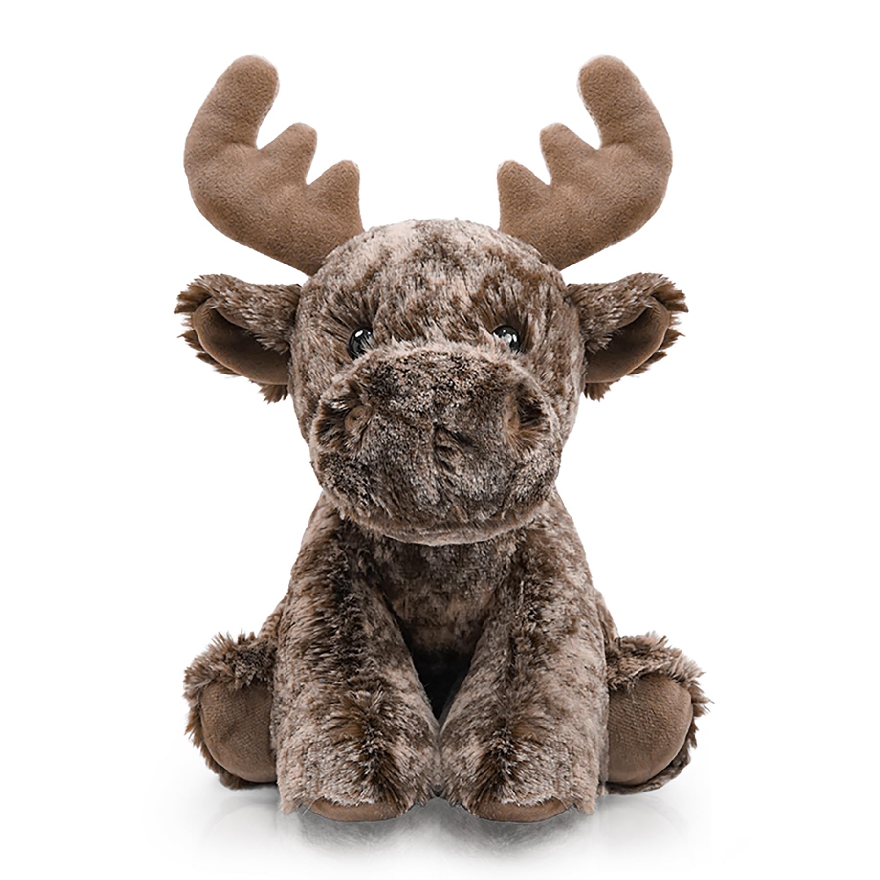 Hideekoog Deer Stuffed Animal Toy  Soft Huggable Deer Plush Toys for Kids  Cute Moose Animal Gift for Boys Girls and Toy for 1-3 Toddlers -8.5 Inch
