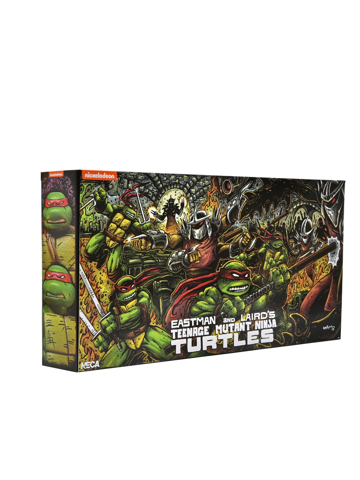 Leonardo, Raphael, Michelangelo & Donatello 4-Pack - 7'' Action Figurine - Teenage Mutant Ninja Turtles: Mirage Comics - Neca Co