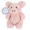 SuzziPals Heatable & Coolable Pig Plush Toy, Lavender Scented, Microwavable, Pink, Model PALS-48 for Stress Relief & Relaxation