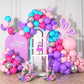 Pink Purple Blue Balloon Arch Kit, Pink Purple Balloon Garland Kit With Teal Blue, Pink And Purple Balloons, Pink Purple Blue Ba