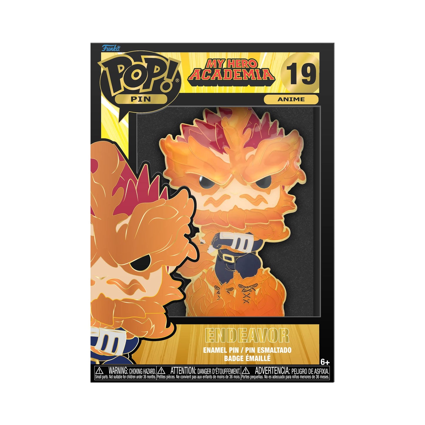 My Hero Academia 3 Inch Funko Pop Pin  Endeavor