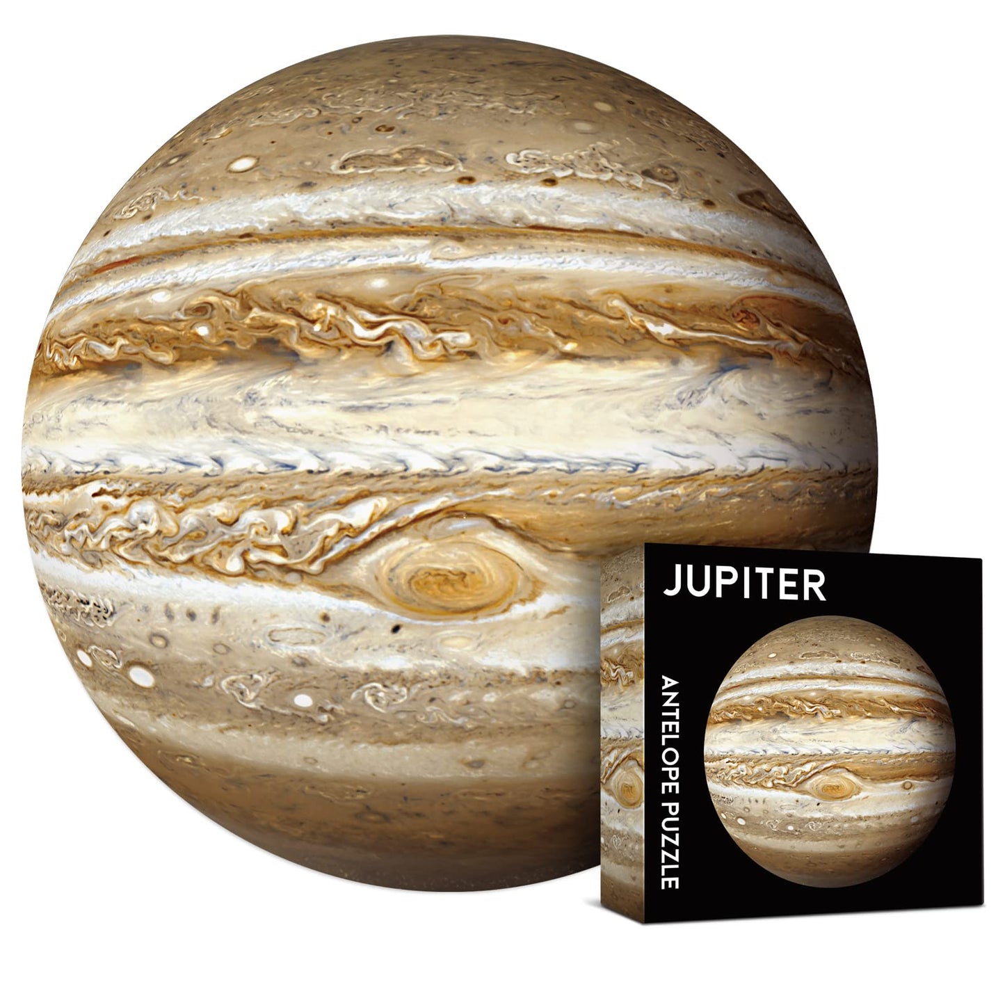 Antelope 3 In 1 1000 Piece Round Puzzle Bundle - Rainbow Moon - 1000 Piece Space Jigsaw Puzzle Bundle With Mercury And Jupiter -1000 Piece Jigsaw Puzzle, Planet Jigsaw Puzzle, Space Puzzle