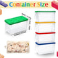 Sintuff 4 Pack Toy Storage Organizers Bins with Lid, Plastic Stackable Storage Box with Handle Design, Brick Shaped Toy Containe