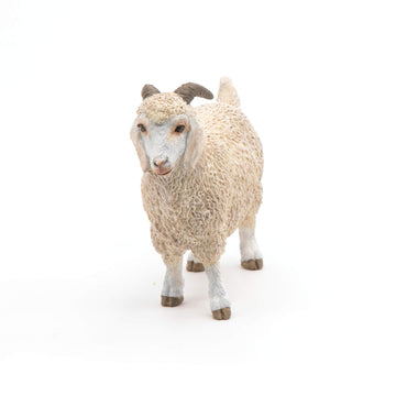 Papo -Hand-Painted - Figurine -Farmyard Friends -Angora Goat -51170 - Collectible - For Children - Suitable For Boys And Girls - From 3 Years Old