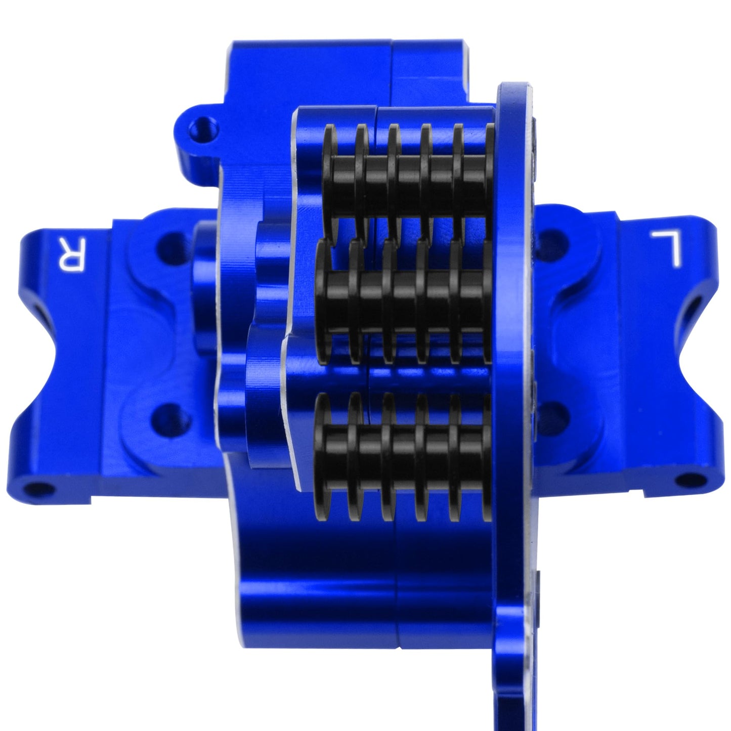 Vgoohobby Aluminum Transmission Case Gearbox Housing Cover w/Motor Plate Compatible with 1/10 Traxxas Slash 2WD Rustler Stampede