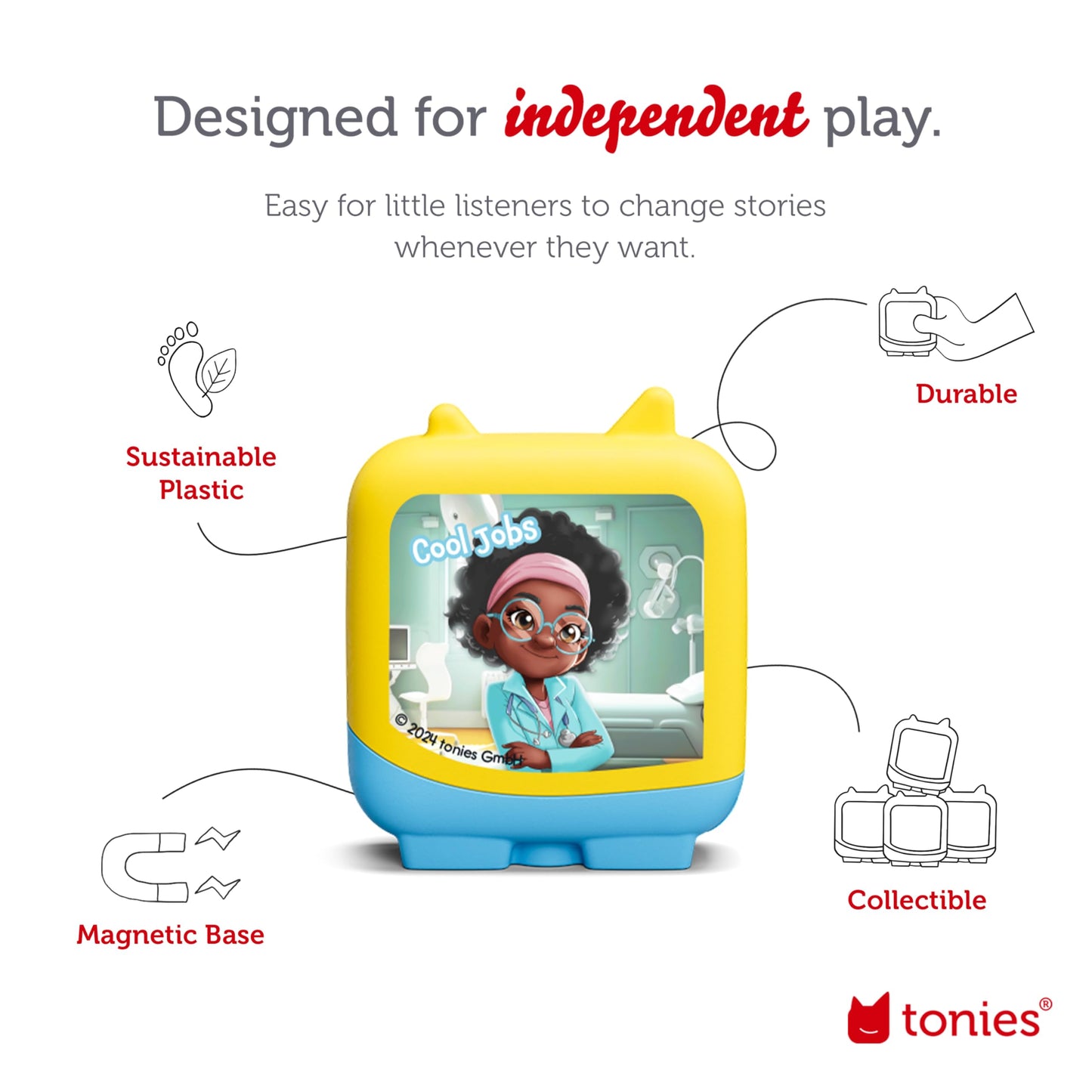 Tonies Cool Jobs Clever Set - 4 Pack