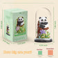 QARULUS Panda Flower Building Set - Plastic Animal Building Blocks for Kids Age 6-12 - Perfect Gift for Parties & Holidays