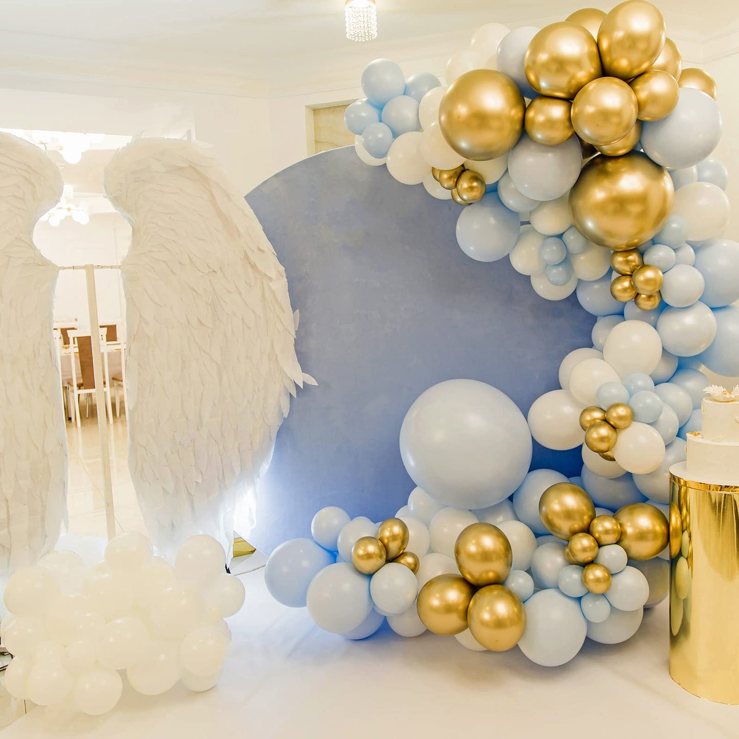 300 Pcs Latex Balloons Different Sizes 5/10/12/18 Inch Party Anniversary Balloons Bulk for Birthday Wedding Baby Shower Party De