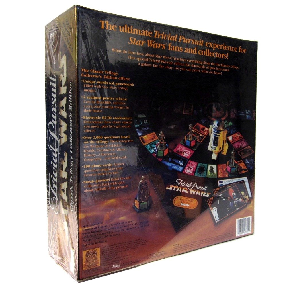 Trivial Pursuit Classic Trilogy Board Game - Multicoloured, Paper, Model 40825
