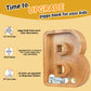 Piggy Bank For Kids Boys Girls, Large Personalized Wooden Letter Piggy Bank With Cut-Out Design, Alphabet Letter Coin Banks, Money Savings Box, Wooden Bank For Kids Creative Gift For Real-Money(Q)