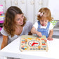 Tookyland Kids Daily Calendar Montessori Educational Wooden Learning Toys My Calendar Clock Wooden Toys For Toddler Kids
