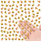 WOZADU 200 PCS Mini Resin Bee Figurines for Crafts Luminous Tiny Resin Animal Miniature Things for Dollhouse Fairy Garden Micro Landscaping Decoration Cake Toppers Decor