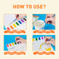 YPLUS Paint with Water Books for Toddlers, Watercolor Painting Paper for Kids Ages, Art Craft Gift for Drawing with Brush Christ