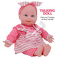 12 Inch Baby Dolls For 3 Year Old Girls - Soft Body Interactive Baby Doll That Can Talk, Cry, Sing And Laugh - Makes Cute Gibber