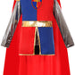 SIZGAROOT Knight Costume Kids Boys Medieval Knight Costume Halloween Party Dress Up (9-10 Years)