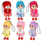 Sealive 6 Pcs Small Dolls Girls - 3 Inch Fashion Dollhouse Dolls Princess - Mini Doll Surprise Gift For Kids- Little Dolls Decor