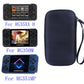 Werjia Hard Carrying Case For Rg35Xx H /Rg351Mp/Rg350M/ Rg350P Handheld Retro Game Storage Suitcase (Black)