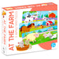 Hello Friend At The Farm & Animal Jigsaw Puzzle Boxes For Beginners Kids, 3+ Yrs (Multicolour, Size 460 X 370 Mm) (Farm Puzzle)