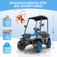 R9 24V Kids Golf Cart, 4 Seats, 4WD Kids Electric Car w/Remote Control, Spring Suspension, Multimedia Functions Including Music,