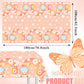 3Pcs Groovy Themed Tablecloths-Groovy Party Supplies Hippie Rainbow Rectangular Plastic Table Covers Daisy Groovy Themed For Gir
