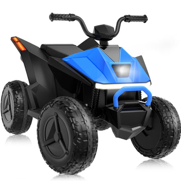 YunTopKids 24V Kids ATV, 2 Seater Ride on ATV for Big Kids 3-12, Electric Vehicle with 4 Spring Suspensions Power Wheel Ride On 