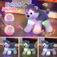 BSTAOFY 12 Musical Light up Husky Puppy Stuffed Animal Realistic LED Singing Dog Soft Plush Toy with Night Lights Glow in The Da