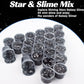 MERMAIDSLIME Galaxy Slime Party Favors, 24 Pack, Non-Sticky, Soft PVA, 6.53x9.5x1.48 inches, Blue, Ideal