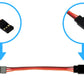 Apex RC Products 3'' / 75mm JR Style Servo Extension - 5 Pack #1002