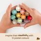 Honeysticks 100% Pure Beeswax Crayons (12 Pack) - Pastel Colored, Non Toxic Crayons, Safe For Babies And Toddlers, For 1 Year Plus, Made With Natural Beeswax And Food-Grade Colors, Eco-Friendly