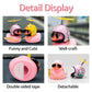 Wonuu Rubber Duck Car Ornaments Pink Duck Car Dashboard Decorations Set With Propeller Helmet, Sunglasses, And Gold Chain. (Pink-Pink G)