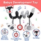 Baby Carseat Toy Black & White Rattle Spiral Hanging Activity Stroller Toy For Newborns Boys And Girls, Quality Baby Gifts For B