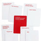 Right Or Racist Funny White Elephant Gift - Hilarious Game for Men & Women - Red Paper Design