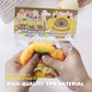 Taba Squishy Toys  Cat Paw Cute Kawaii Squeeze Toys  Sticky Squishy Fidget Toys Silicone Squeeze Toy for Stress Relief Cute Soft Toys Best Gift for Anniversary (bee)