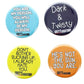 Set of 4 Collectible Greys Anatomy Pins - 1.25 Inch by Ata Boy