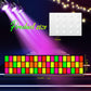 Haull 118 x 39 Inch Neon Light up Dance Floor Glow in The Dark Runner UV Reactive Blacklight Rug Colorful Aisle Runner Rug for 8
