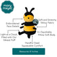 Mary Meyer Stuffed Animal Smootheez Pillow-Soft Toy, 8-Inches, Bee
