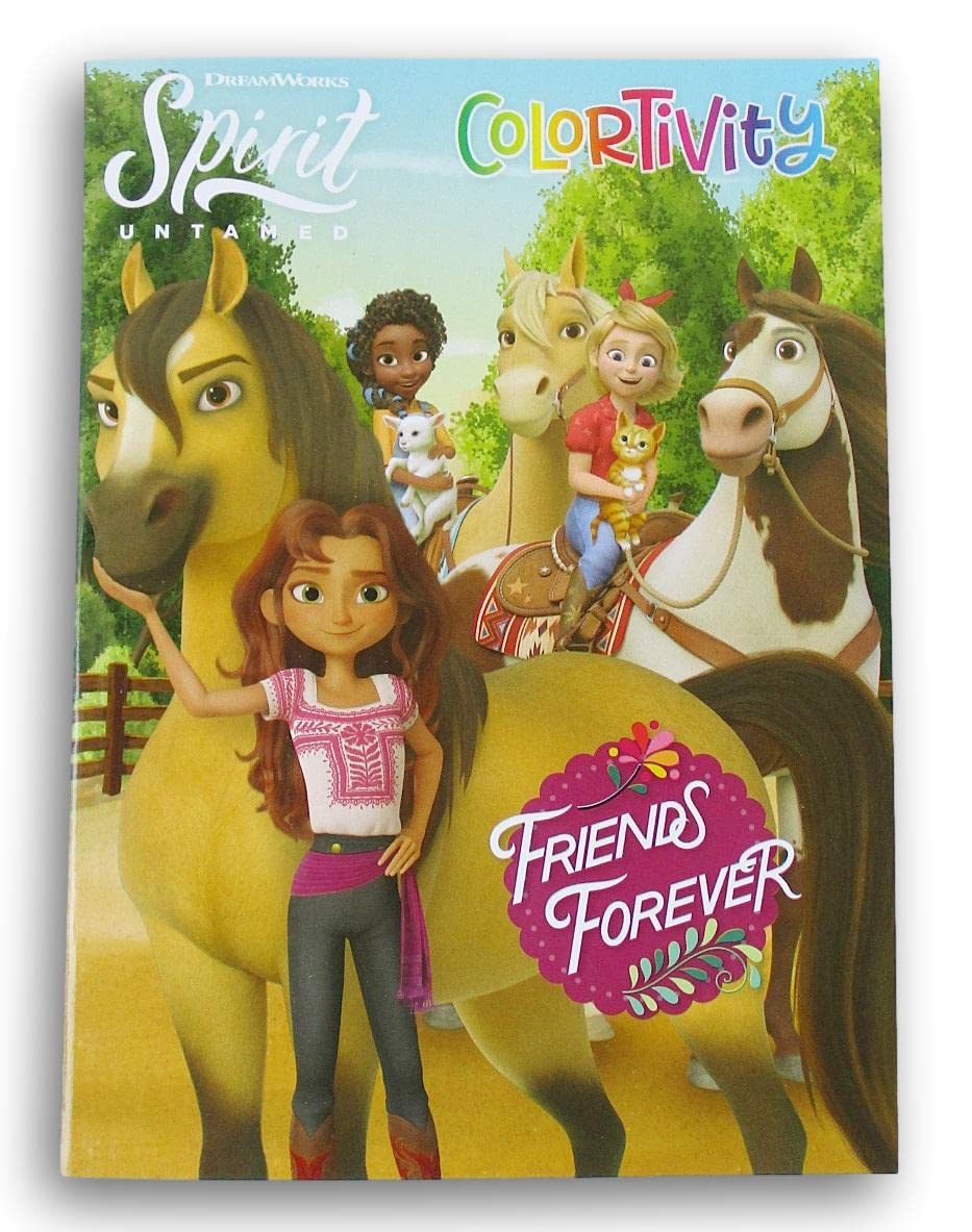 Colortivity Spirit Untamed Coloring And Activity Book - 80 Pages - Cover Varies (42982938)