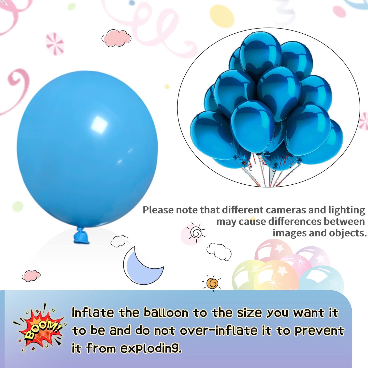 Kawkalsh Clear Balloon Arch Kit 111Pcs 18 12 5 Inch Latex Party Balloons Garland For Birthday Baby Shower Wedding Engagement Ann