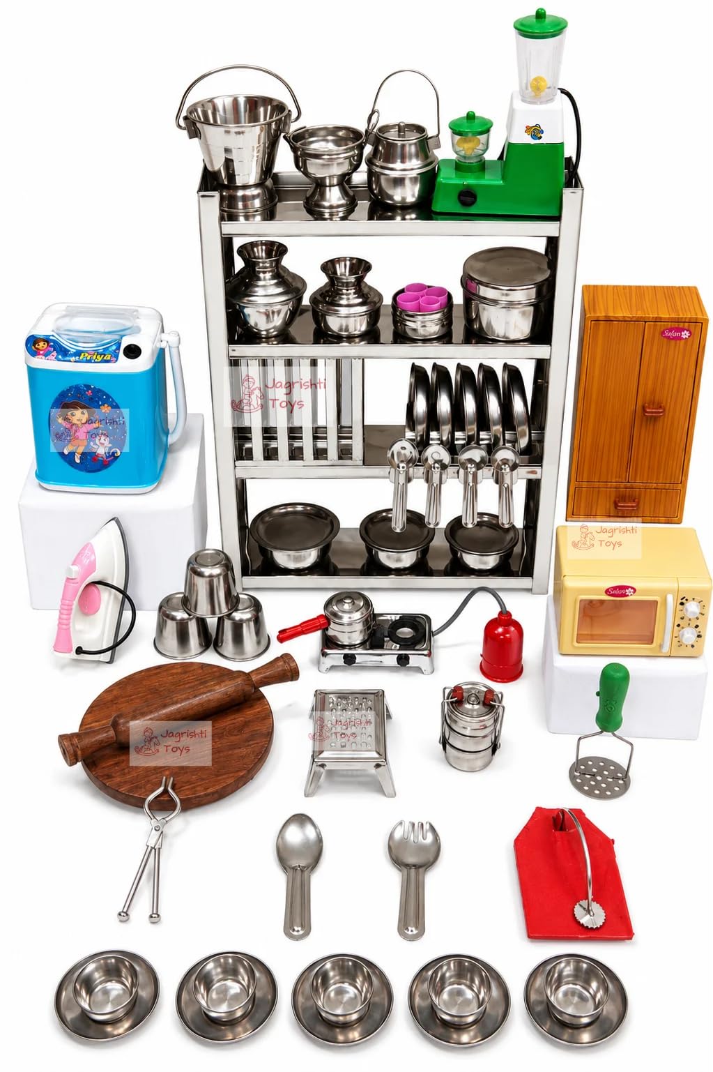Kitchen Set for Kids (Kids Cupboard (Plastic))